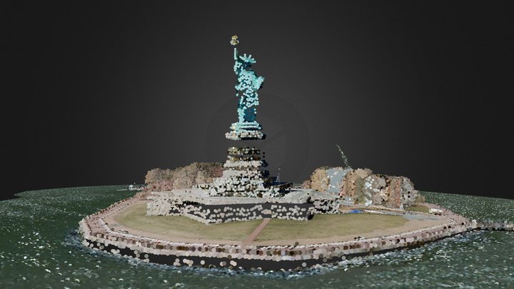 Statue of Liberty 3D Model