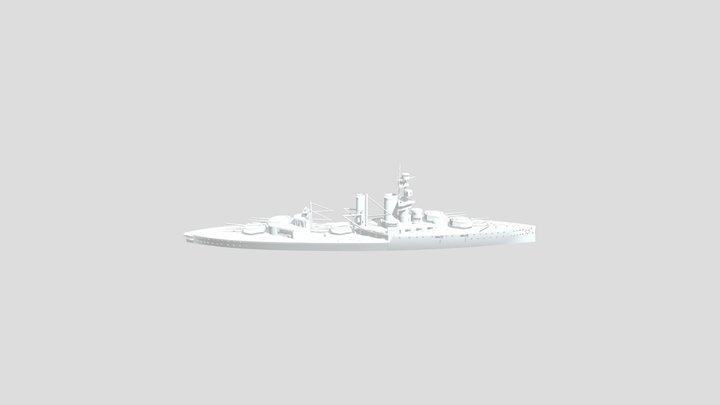 HMS King George V 3D Model