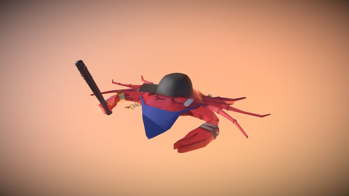 Gangster Crab Worldskills 2022 3D Model