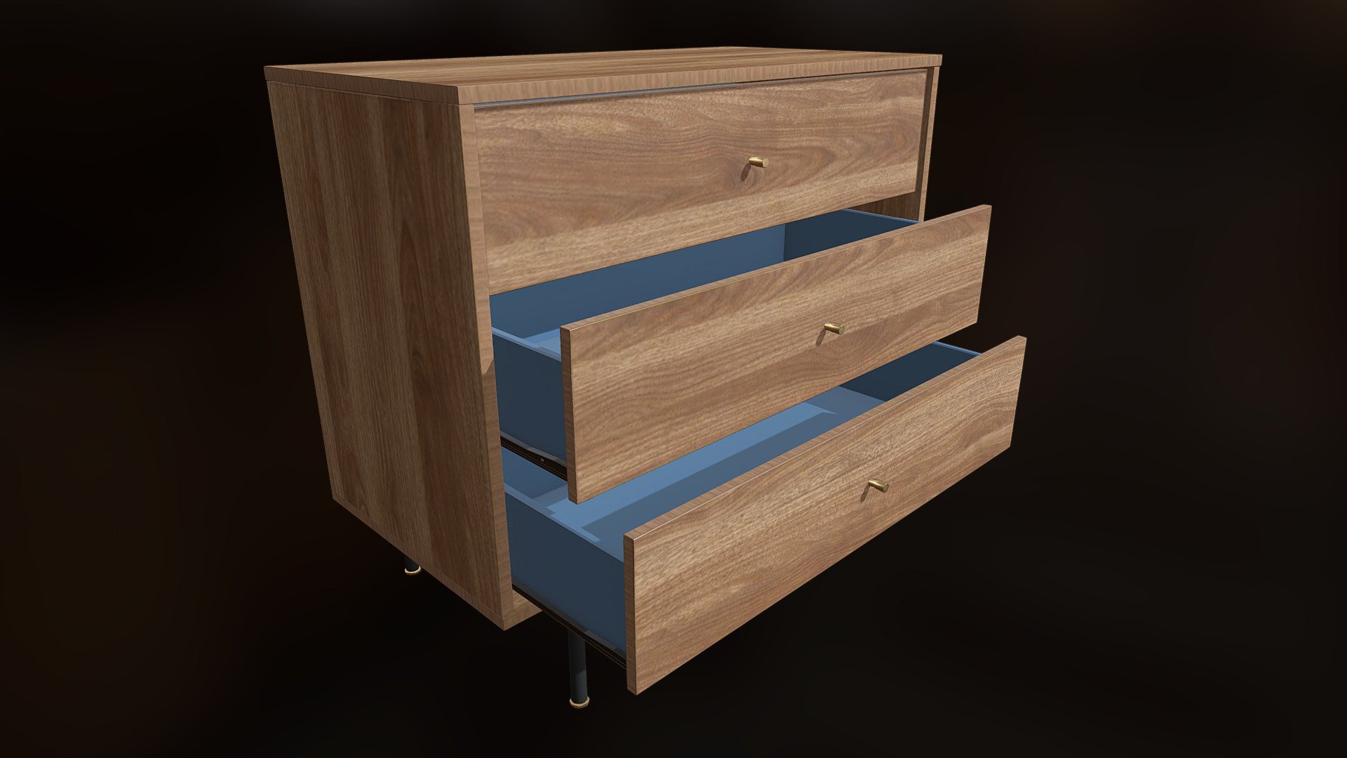 Ikea: RÅDMANSÖ Cómoda De 3 Cajones - Download Free 3D model by Roberto ...