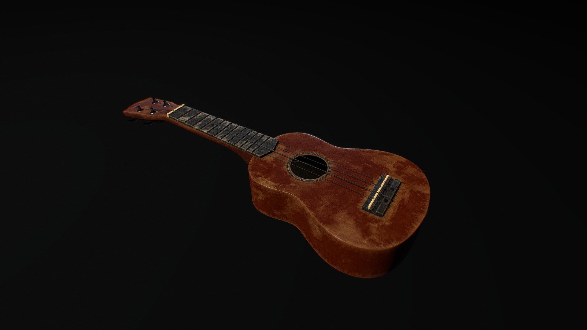 Ukulele Dirty 3D model by Naxyo [4e5722d] Sketchfab