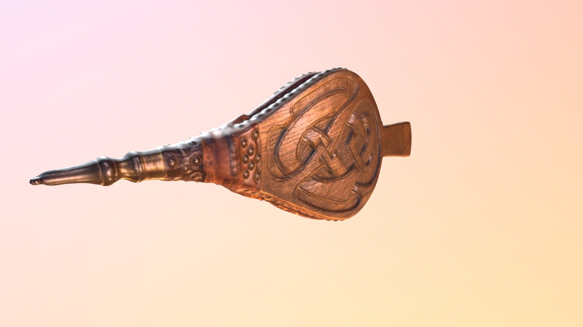Hand Bellows made to design of Archibald Knox - 3D model by ...