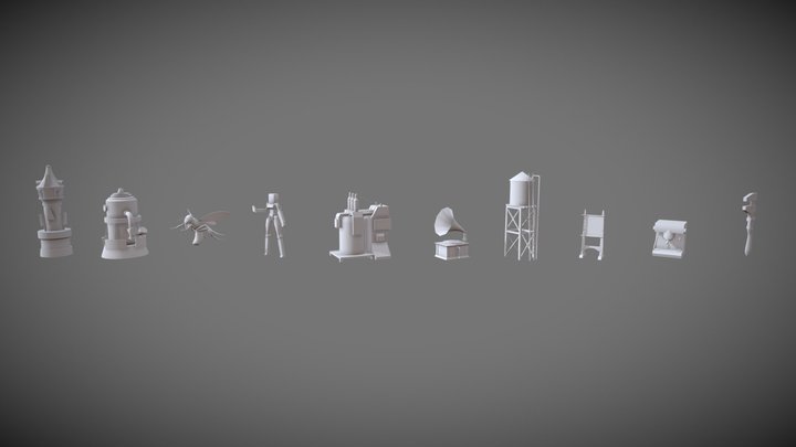 BLOCKING 3D Model