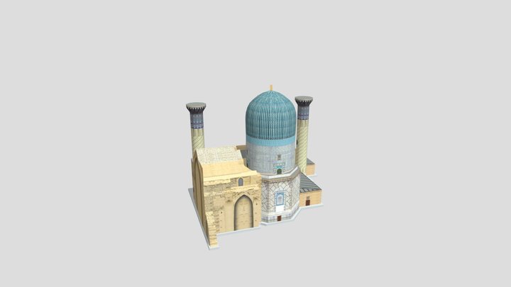 Lime Exp_SAMARKAND_GORI-AMIR-MAQBARAS 3D Model