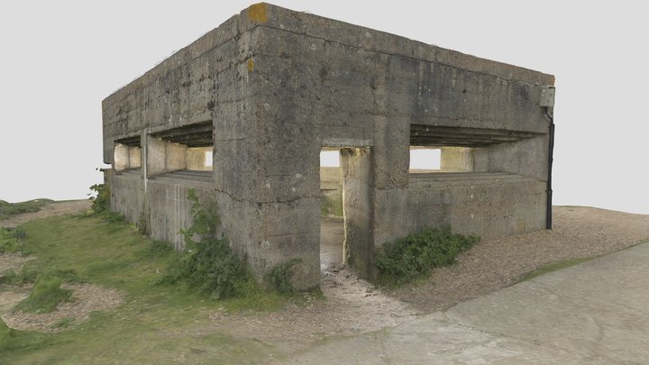 Rye Harbour Pillbox 3D Model