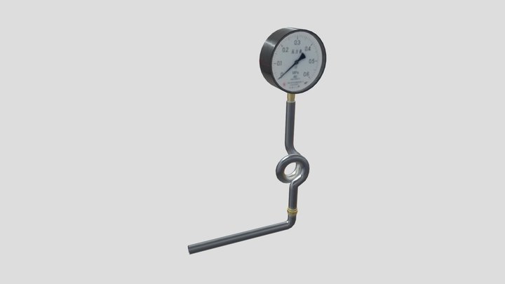 pressure gage 3D Model