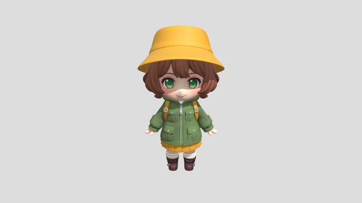 Autumn Stroll 3D Model