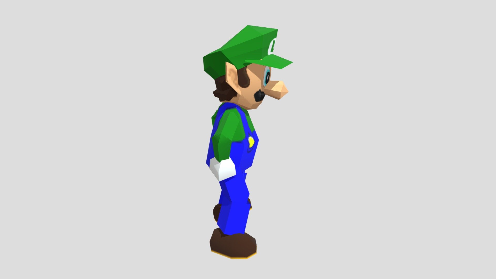 Nintendo 64 Mario Party Luigi 3d Model By Rockygamas 4e5b107 Sketchfab 1868