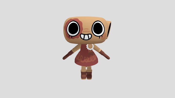 Shelly Redesign (dandy's World) 3D Model
