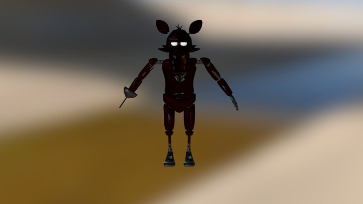 Shadow Foxy 3D Model