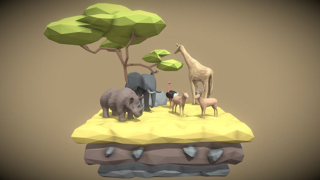 Low Poly Animals