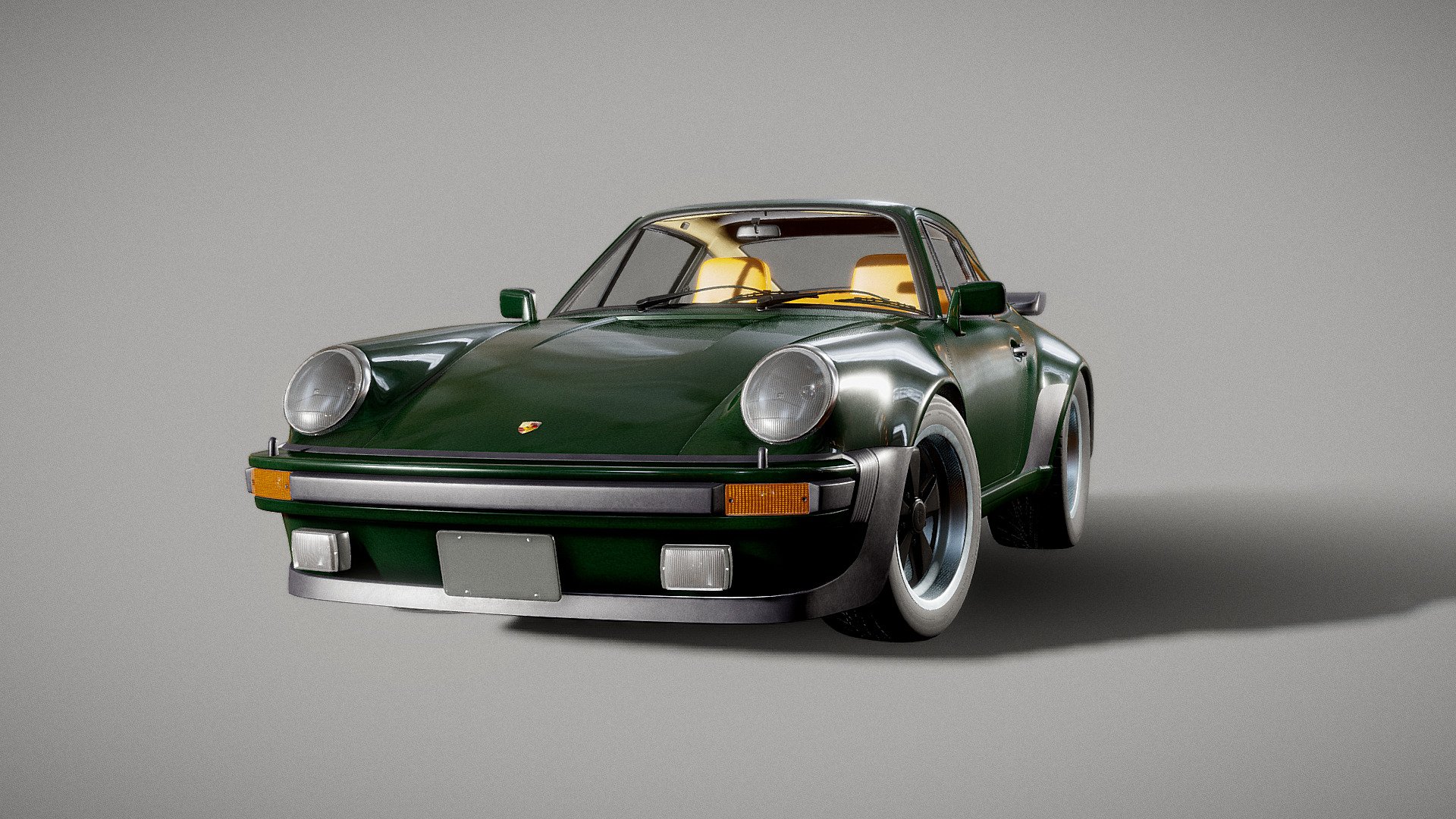 Porsche 911 (930) turbo - Detailed Model - Buy Royalty Free 3D model by ...