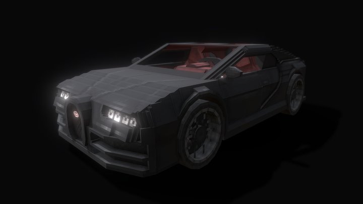 Бугати чирон 3D Model