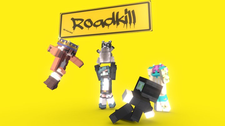 roadkillbanner 3D Model
