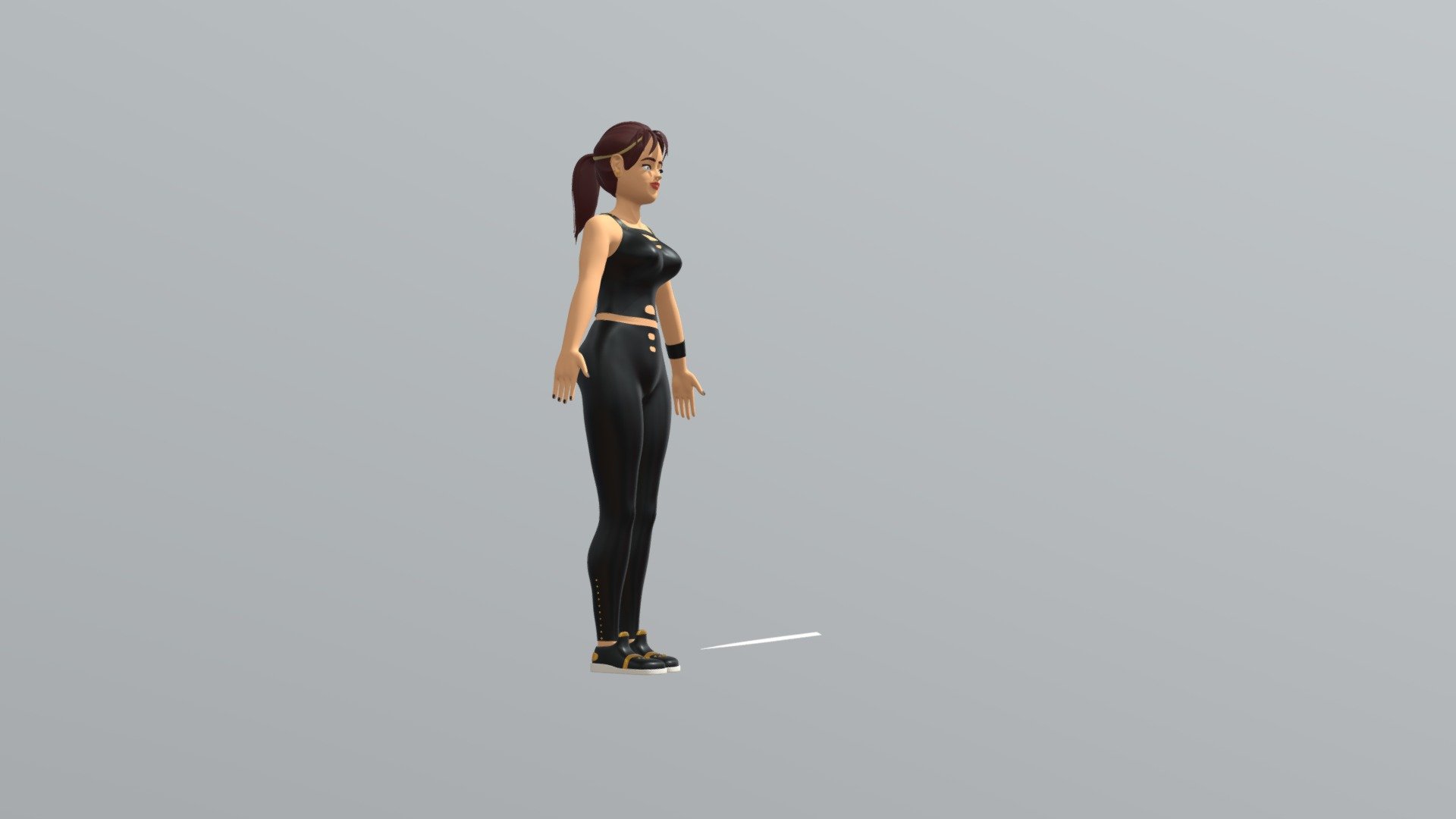 Stylized female character 3d model - 3D model by Siva.Prakash [4e5e348 ...