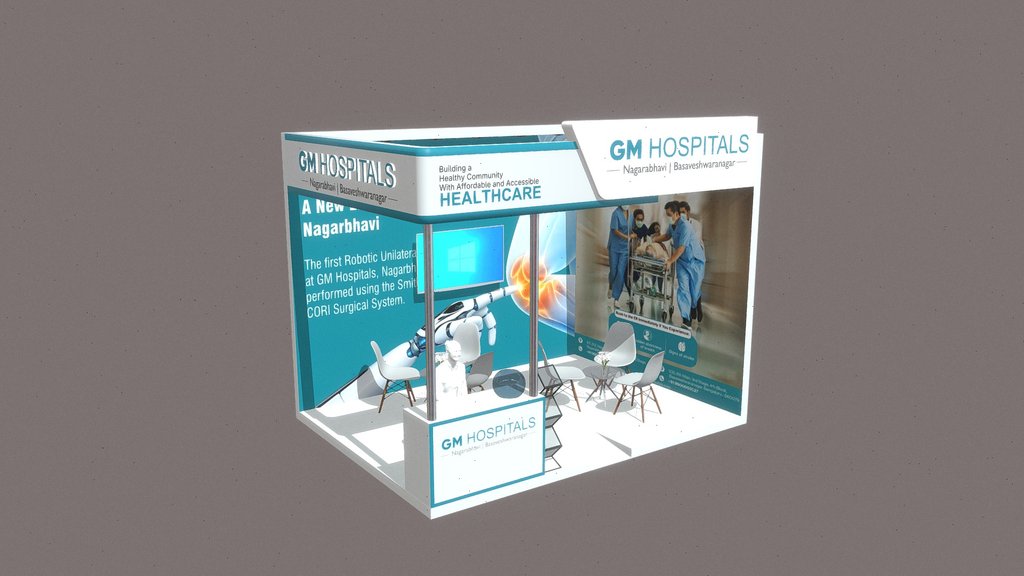 GM Hospitals Stand Design