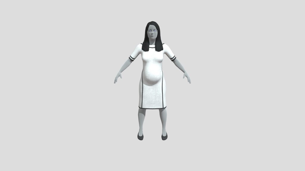Natalie Character Rigged