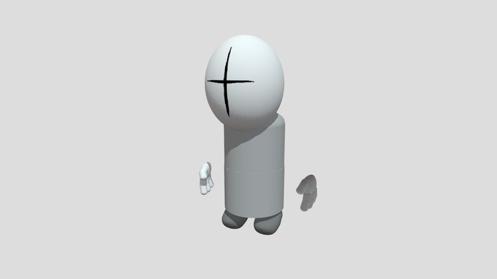3d grunt from madness combat (unseparated) 3D Model