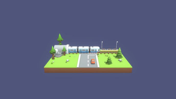 train_station_scene 3D Model
