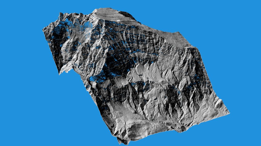 Piton des Neiges MNT IGN
