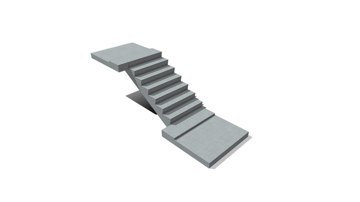 PRECAST STAIRS 3D Model