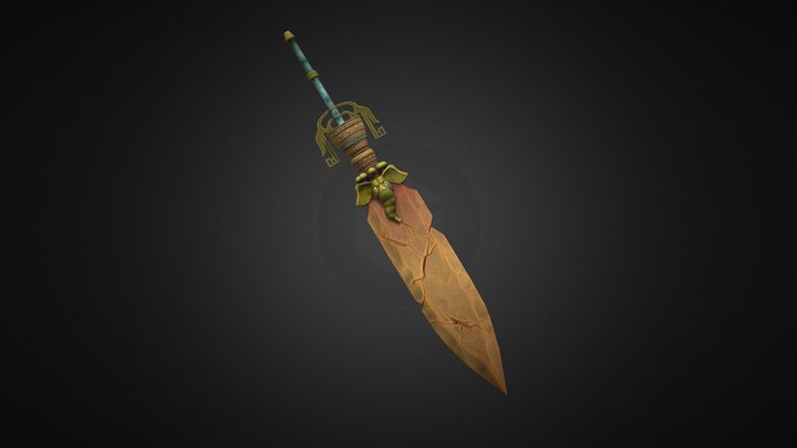 Stylized Sword 3D Model