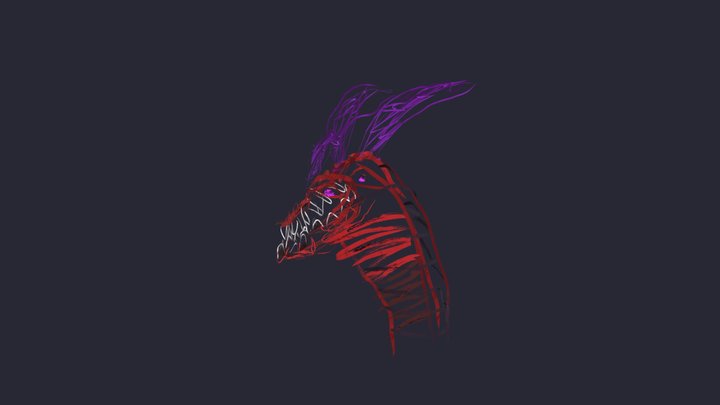 Red Dragon 3D Model