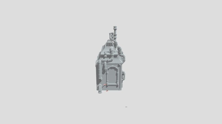 Steampunk House 8 3D Model