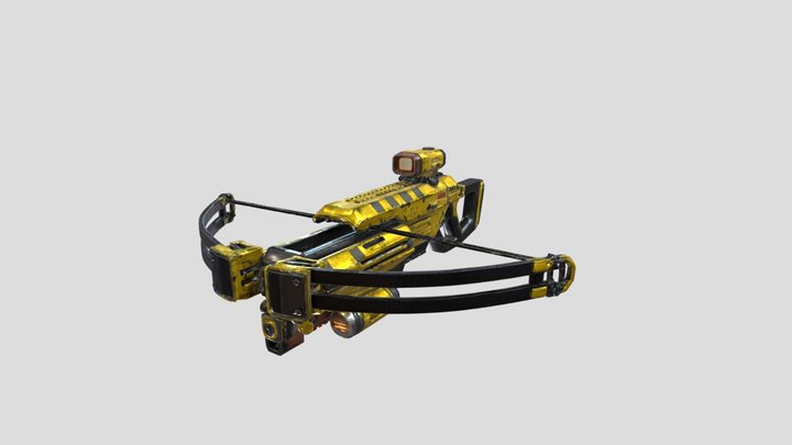 Futuristic Cyberpunk Crossbow – Free 3D Model STL