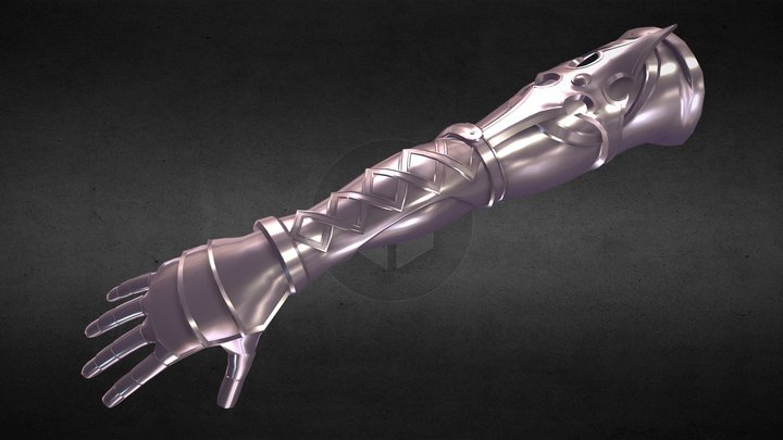 Silver Arm 3D Model