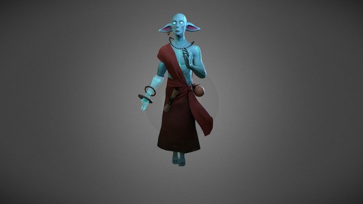 The Monk 3D Model