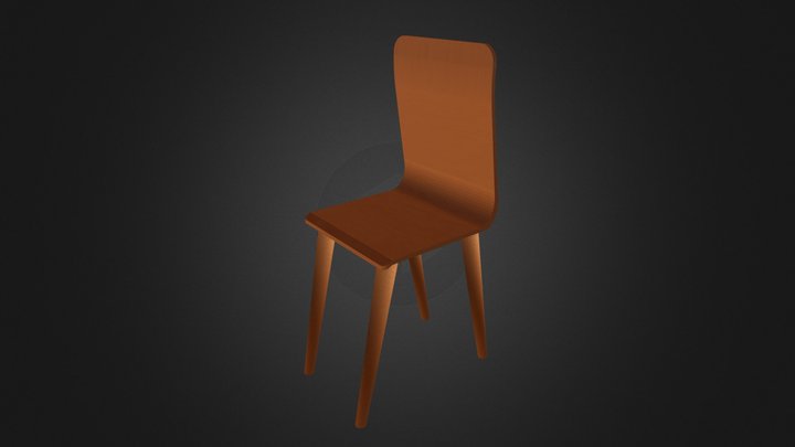 Simple chair 3 3D Model