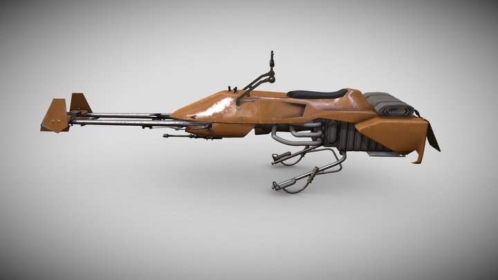 The forest hover bike 3D Model