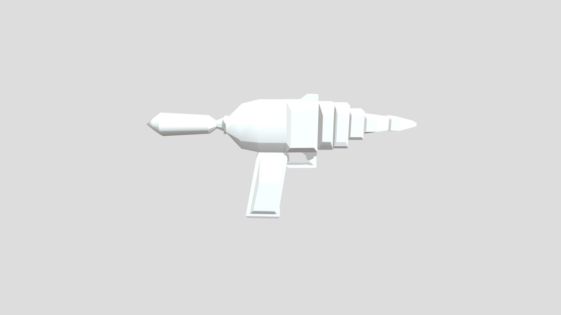 Gun no gunpowder (projectile) 3D model by Access162 (mohammed.omar