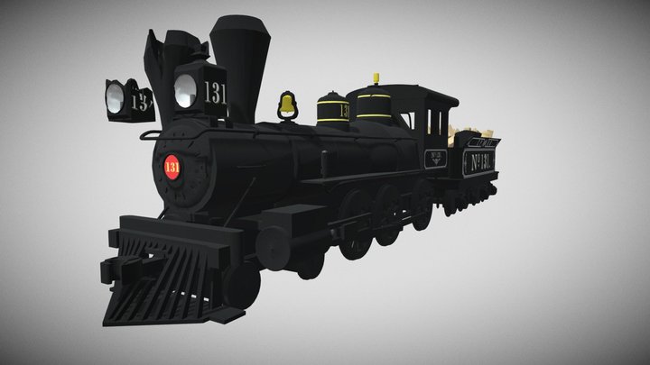 Back To The Future 3 Sierra Rail No131 w/ tender – Free 3D Model STL