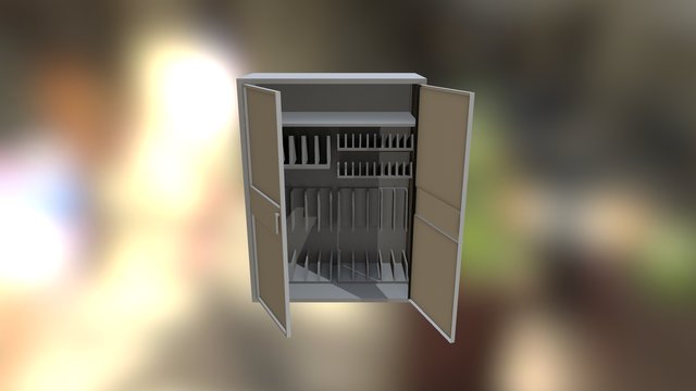 Gun Cage 3D Model