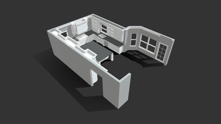 KitchenBayWindow 3D Model