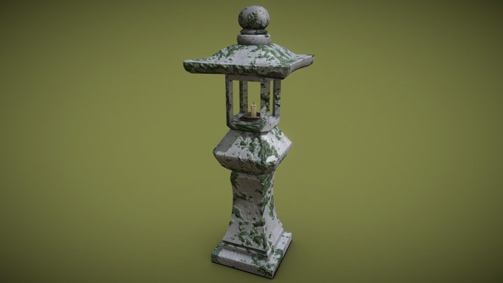 Stone Lantern – Free 3D Model STL