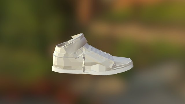 Zapatilla, botín 3D Model