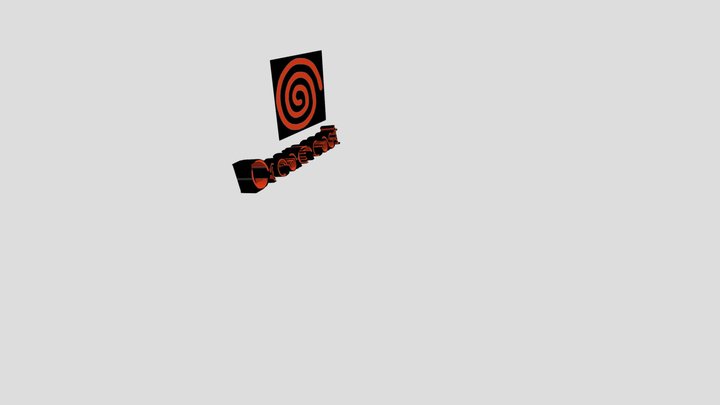 Dreamcast Logo Made In Prisma 3d 3D Model