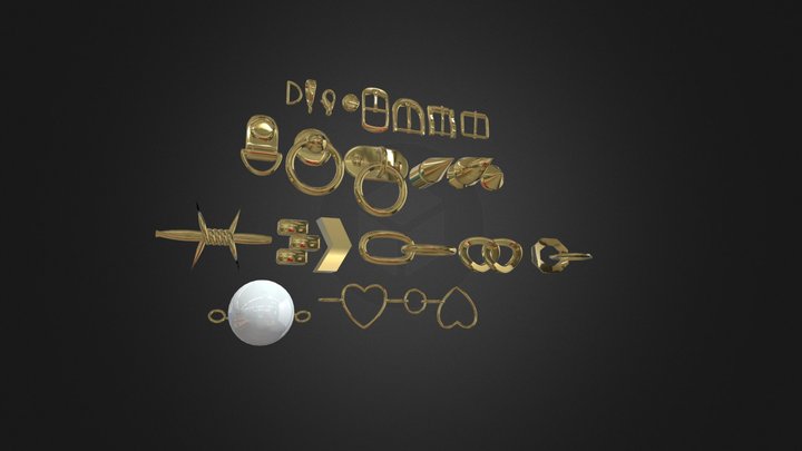 Jewelry Kitbash – Modello 3D gratuito STL