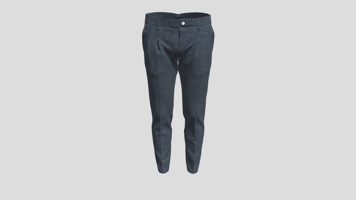 Reality texture Man Pants 3D Model