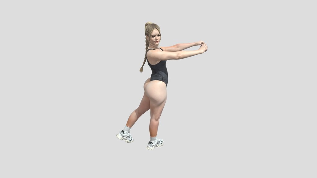 Sport swimsuit girl