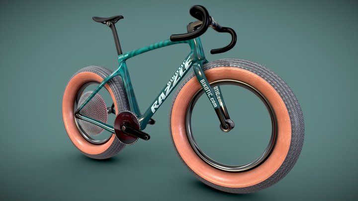 Bikotic Razzle Aero Road / Fat Bike 3D Model