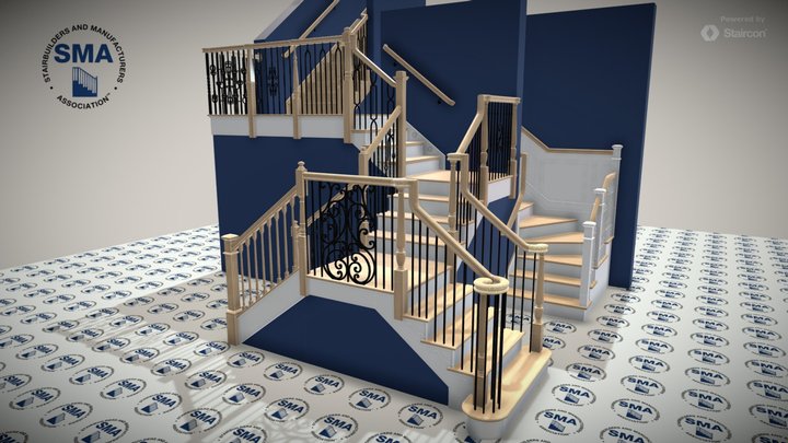 3D Visual Interpretation Stair Terminology 3D Model