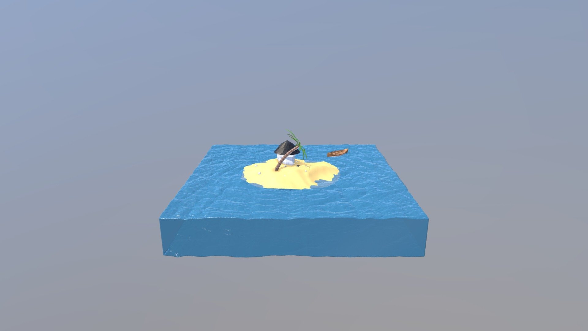Island - 3D model by Tina Elh (@tinaelh) [4e6a7e7] - Sketchfab