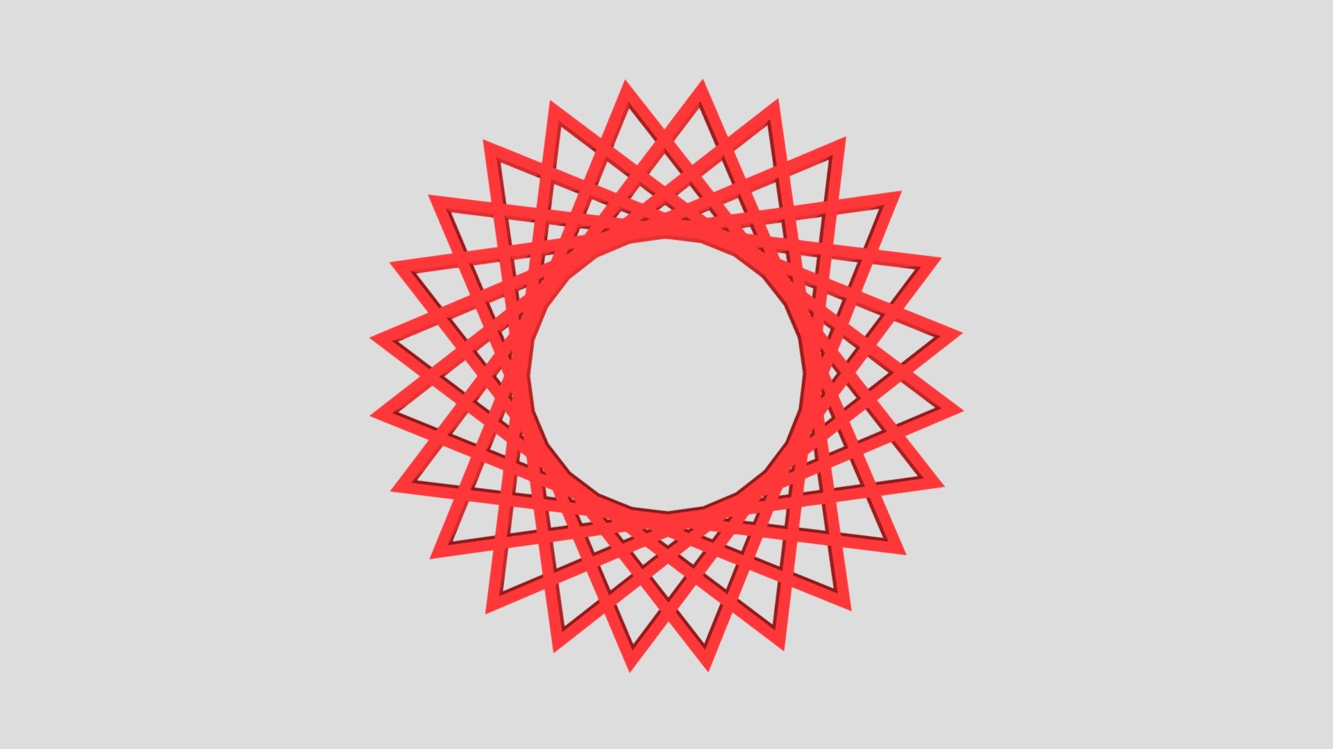Flor Con Triangulos