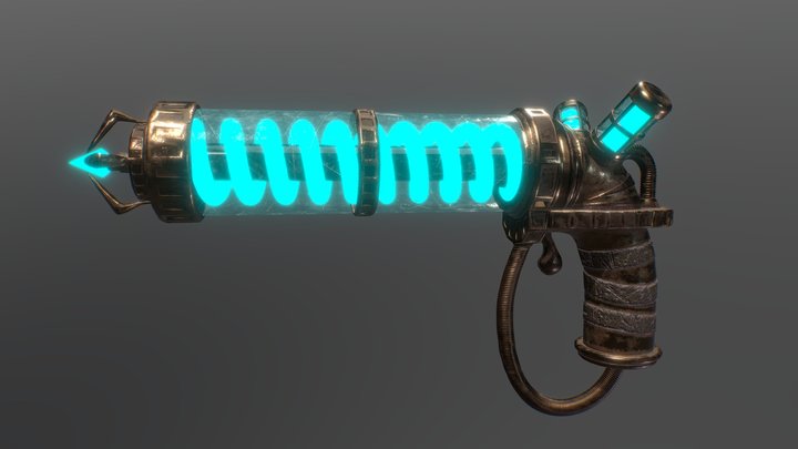 Jinx Zap Gun (League of Legends) 3D Model