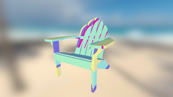 Adirondack Chair Design 3D Model