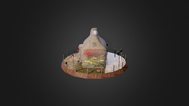 Zombie shack 3D Model